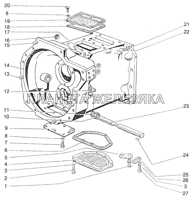 Корпус сцепления МТЗ-922